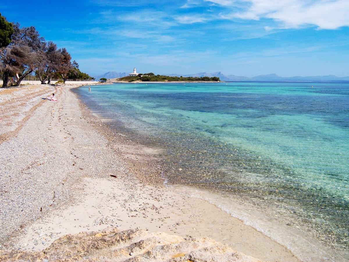 Alcanada Torre Mayor, Solo 50 Metros Del Mar Alcudia  Luaran gambar