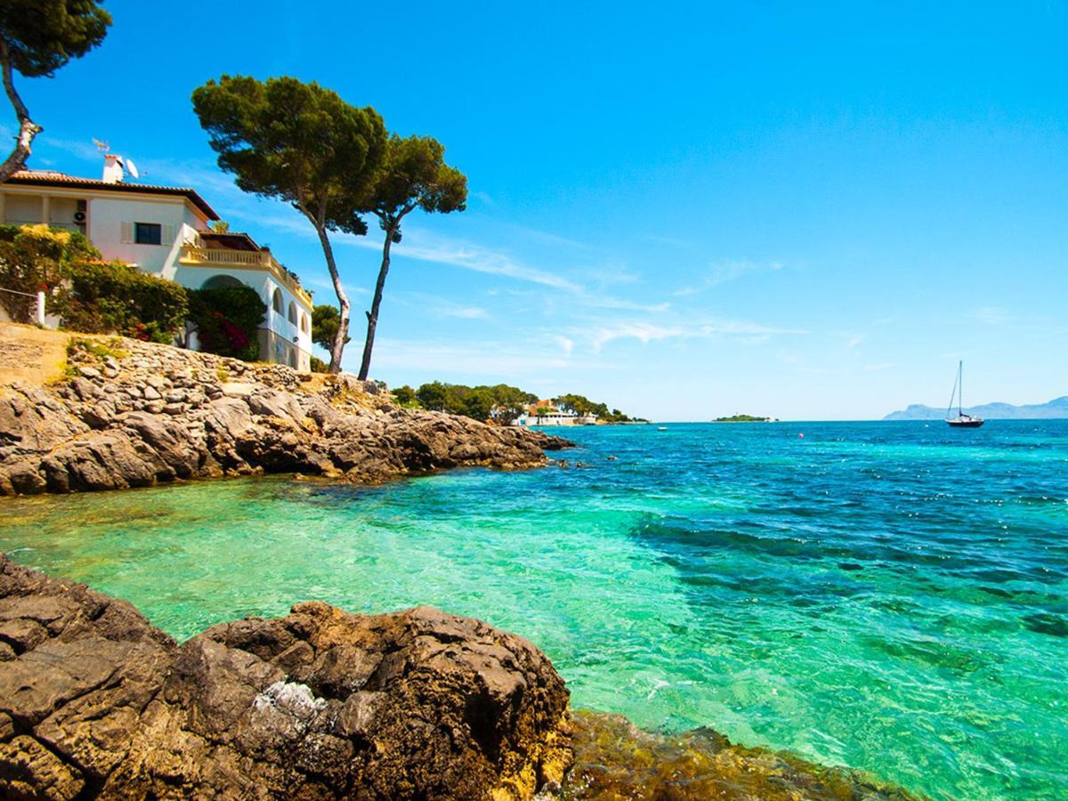 Alcanada Torre Mayor, Solo 50 Metros Del Mar Alcudia  Luaran gambar