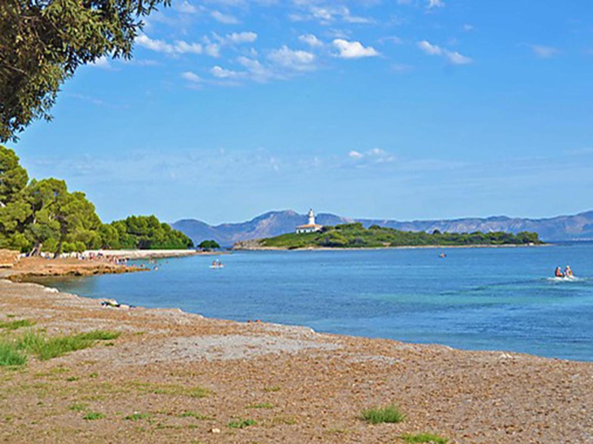 Alcanada Torre Mayor, Solo 50 Metros Del Mar Alcudia  Luaran gambar