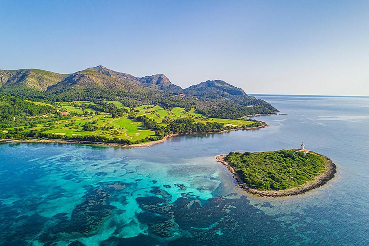 Alcanada Torre Mayor, Solo 50 Metros Del Mar Alcudia  Luaran gambar